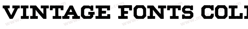 Vintage Fonts Collection VFC Sufler字体转换